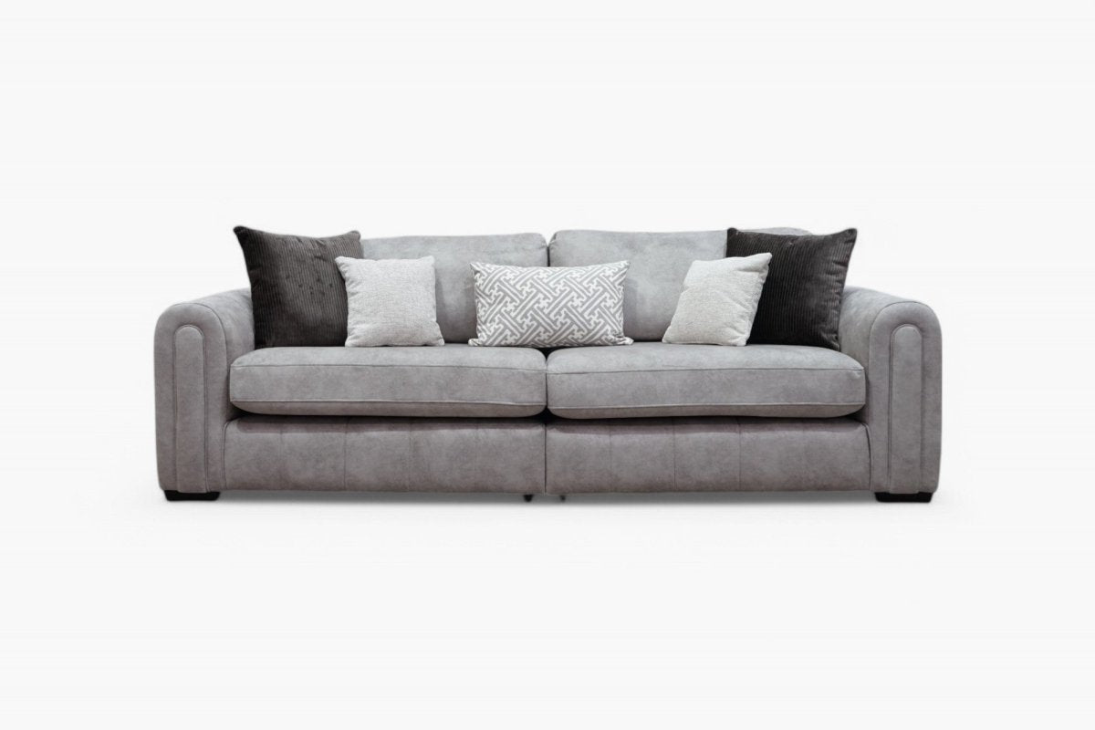 Devine 4 Seater Split Sofa, Gemini Silver