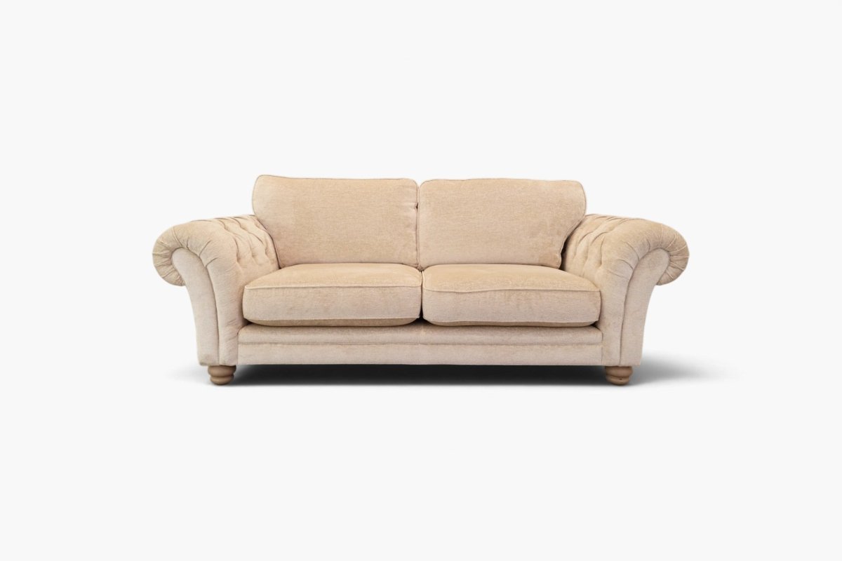 Devon Large 3 Seater Sofa, Oatmeal Chenille