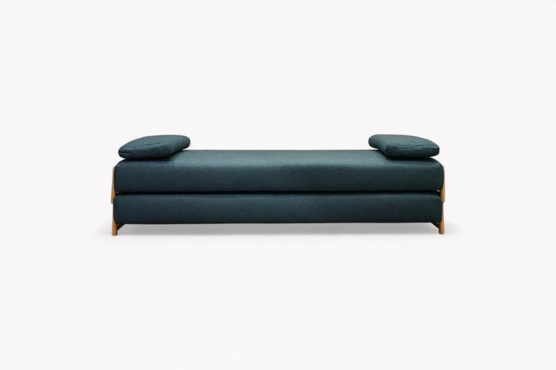 Duplet Daybed, Brushed Tweed Ocean