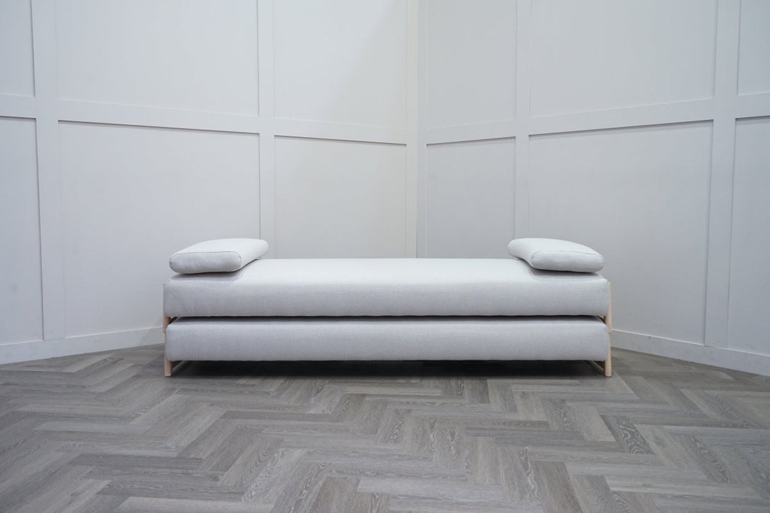 Duplet Daybed, Chenille Weave Light Grey