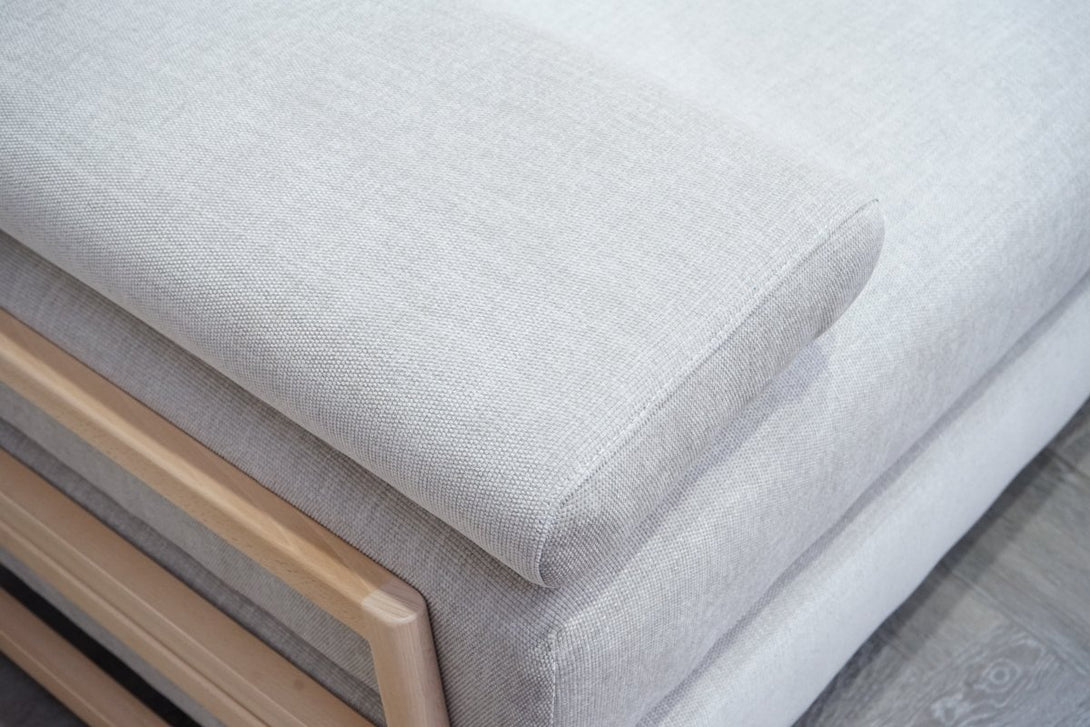 Duplet Daybed, Chenille Weave Light Grey