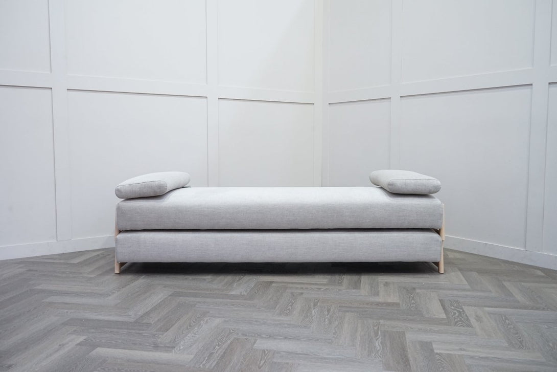Duplet Daybed, Chenille Weave Light Grey