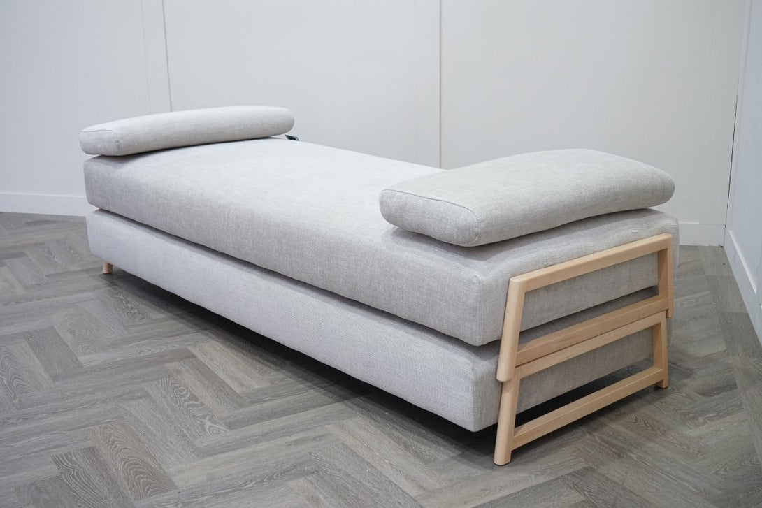 Duplet Daybed, Chenille Weave Light Grey