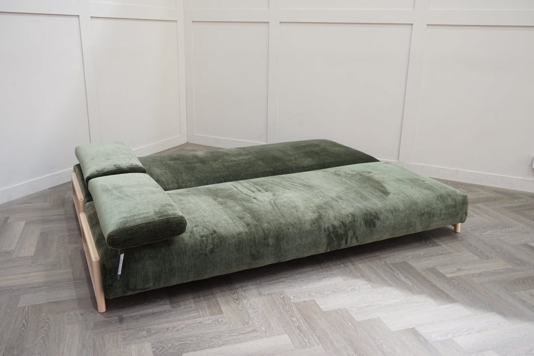 Duplet Daybed, Plush Chenille Moss Green