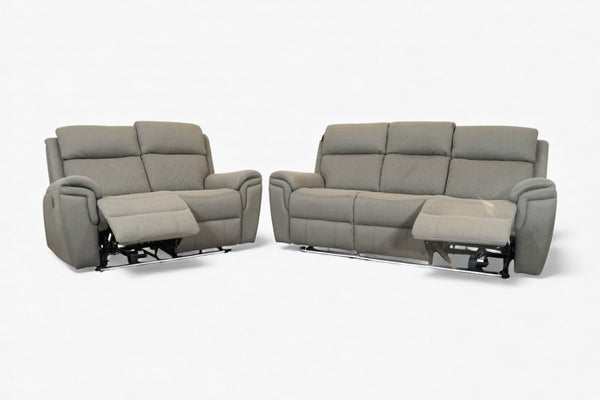 Dylan Power Reclining 3 + 2 Sofas, Elephant Grey