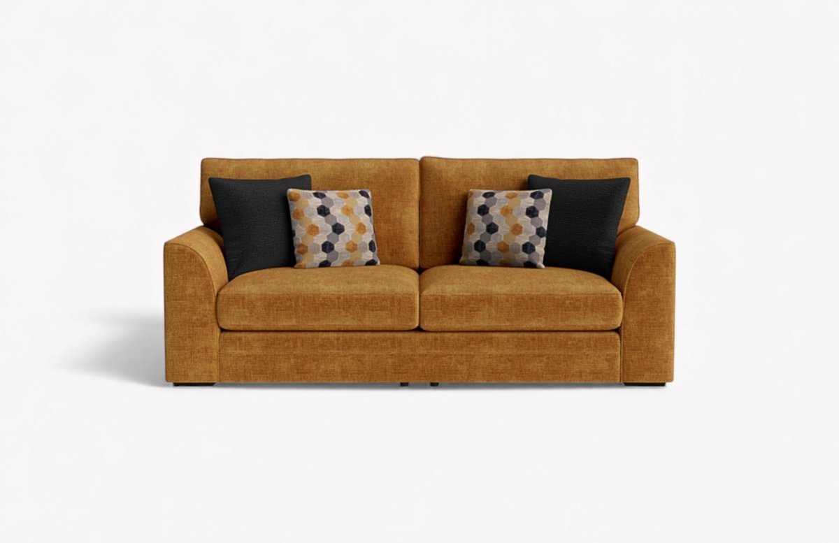 Emilia Large 3 Seater Fabric Sofa
