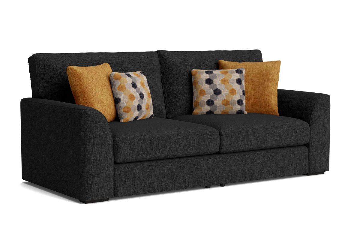 Emilia Large 3 Seater Fabric Sofa