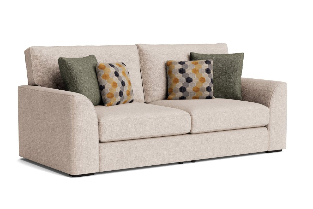 Emilia Large 3 Seater Fabric Sofa