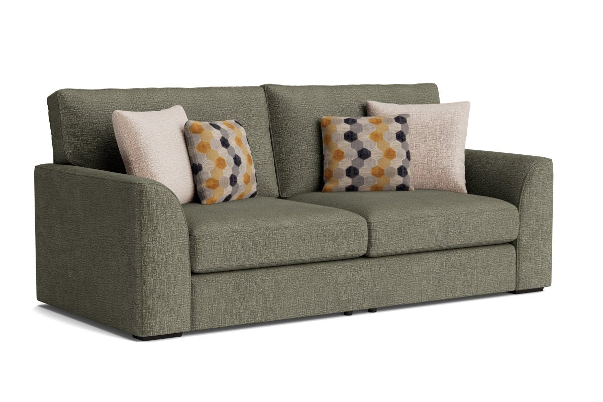 Emilia Large 3 Seater Fabric Sofa