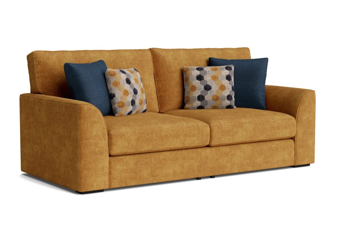 Emilia Large 3 Seater Fabric Sofa