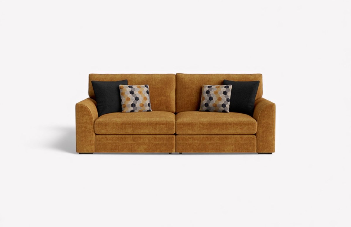 Emilia Large 4 Seater Fabric Sofa