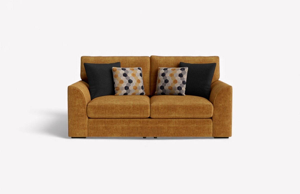 Emilia Medium 2 Seater Fabric Sofa