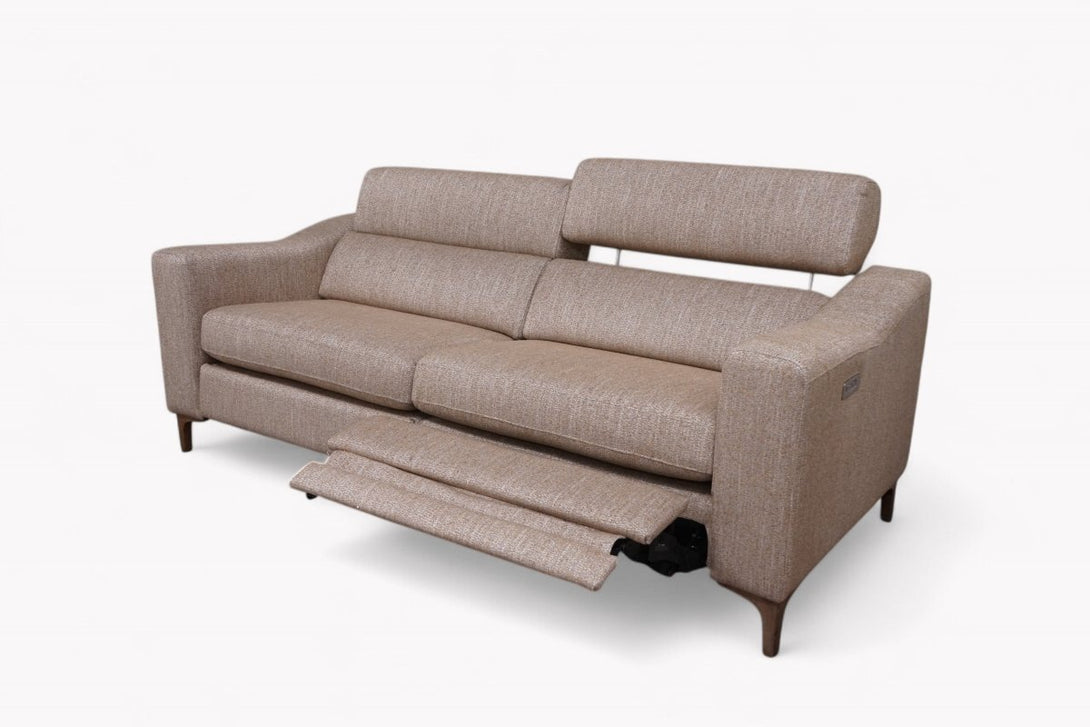 Enzo 3 Seater Electric Recliner Sofa, Roto Wicker