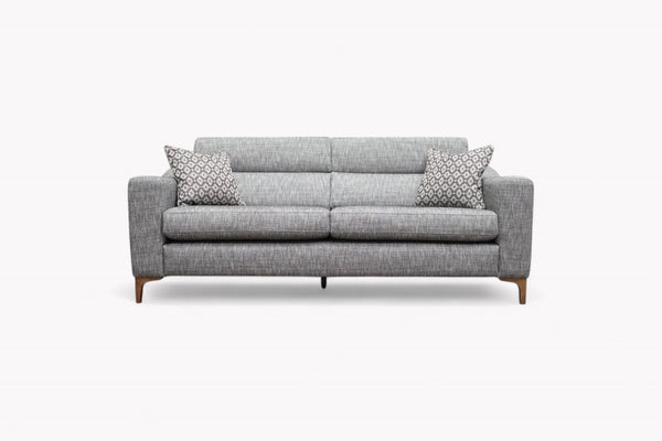 Enzo 3 Seater Sofa, Nara Charcoal