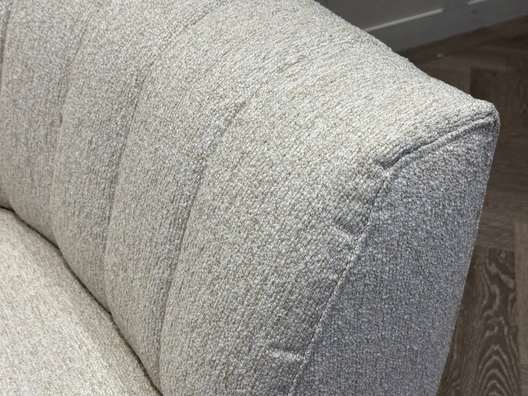 Flow LHF Chaise End Sofa, Easy Clean Soft Boucle Natural