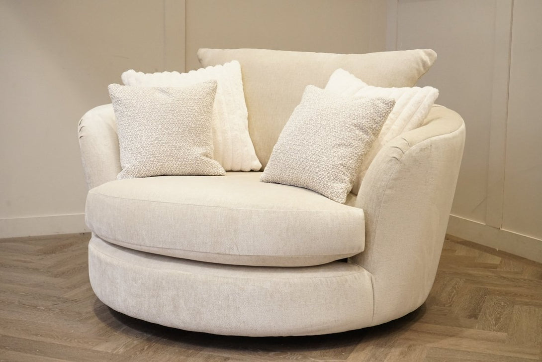 Floyd Swivel Chair, Dusk Platinum