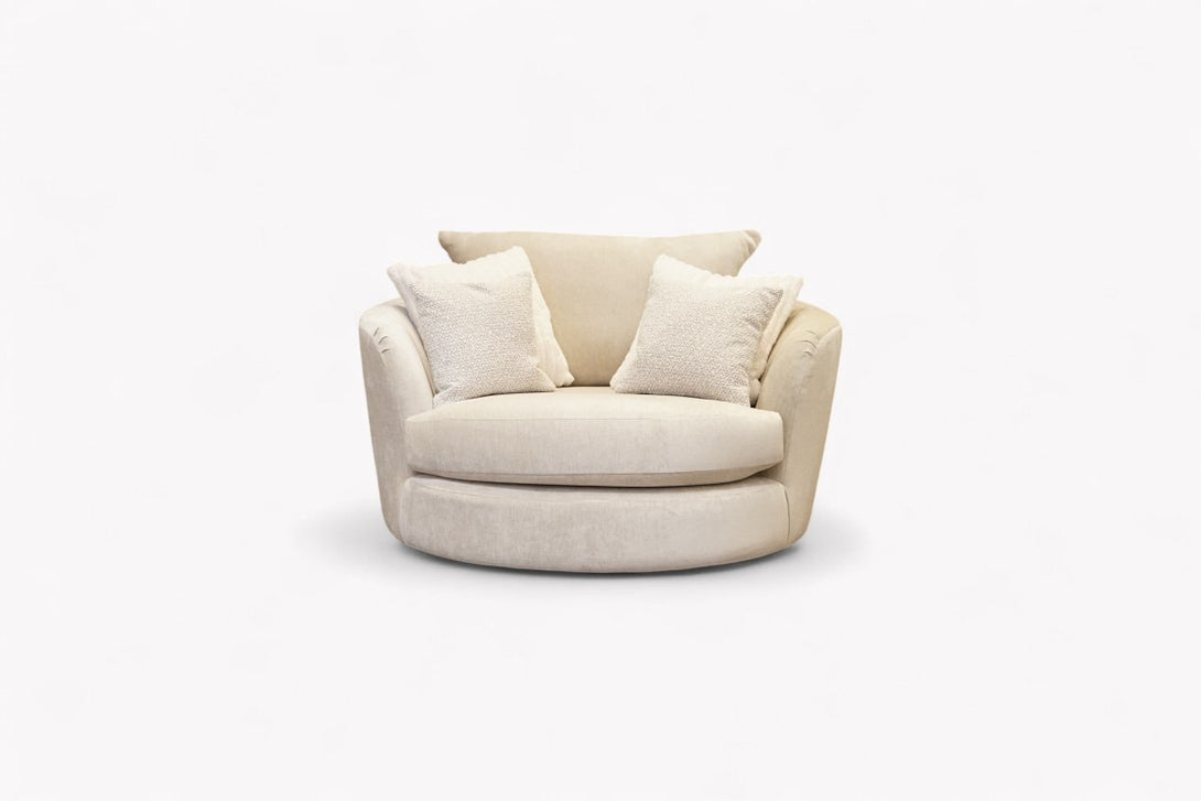 Floyd Swivel Chair, Dusk Platinum