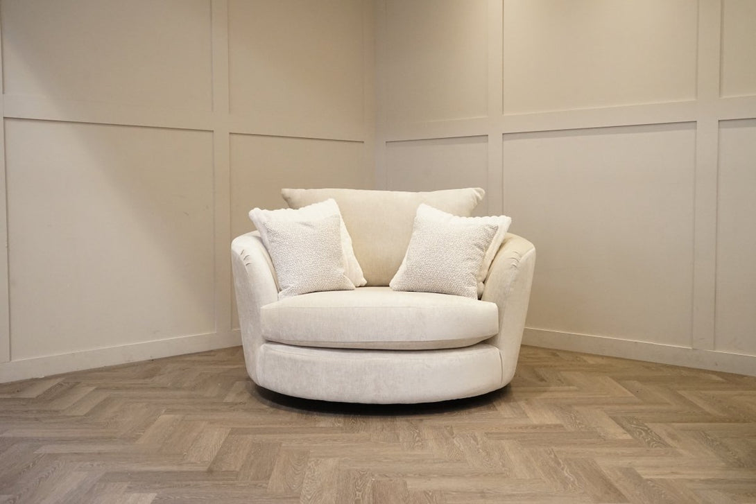 Floyd Swivel Chair, Dusk Platinum