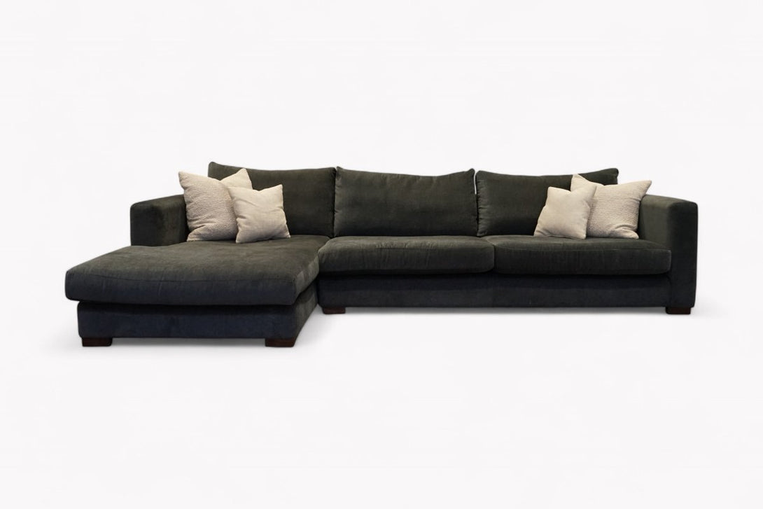 Fortnum LHF Corner Chaise Sofa, Dusk Slate