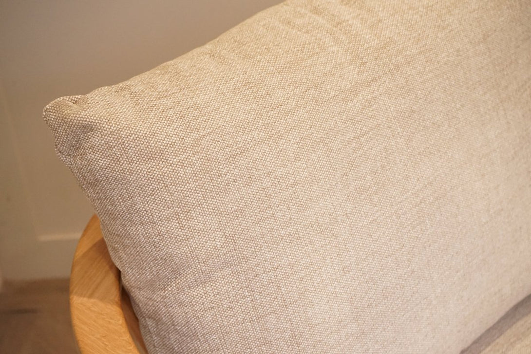 Frome Armchair, Chunky Chenille Natural