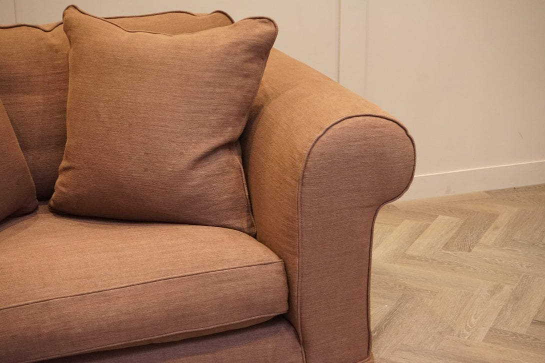 G Plan Large Snuggler, Chocolate Linen