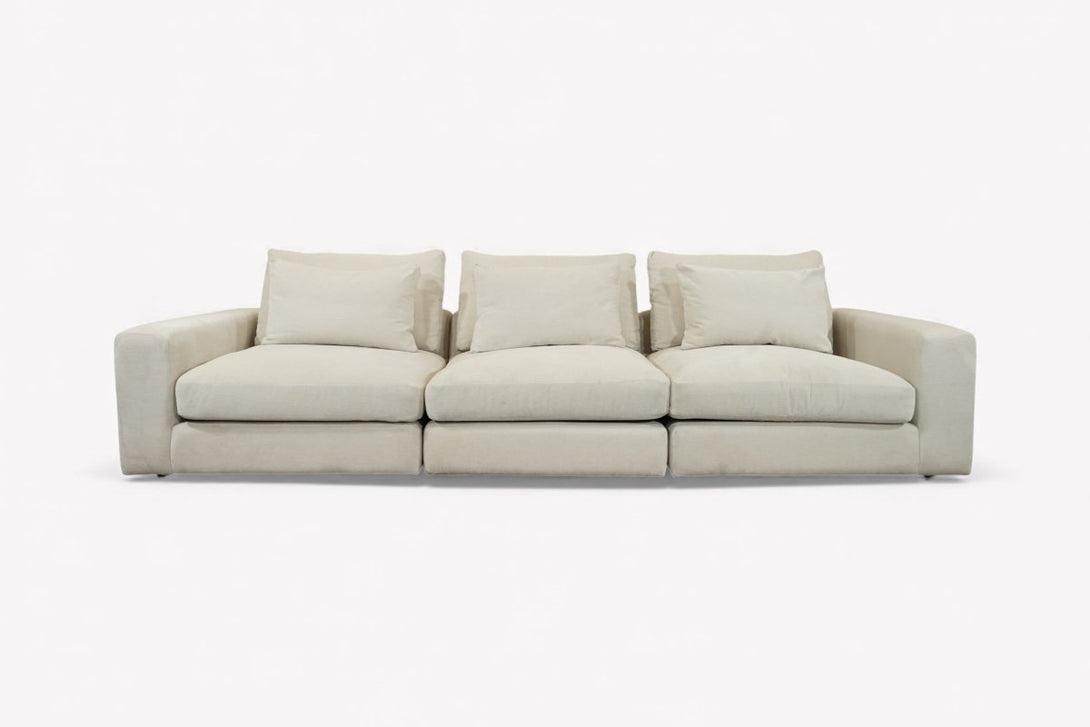 Genevieve Large 3 Seater Sofa, Tuscan Ivory