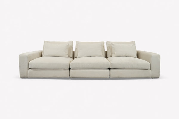Genevieve Large 3 Seater Sofa, Tuscan Ivory