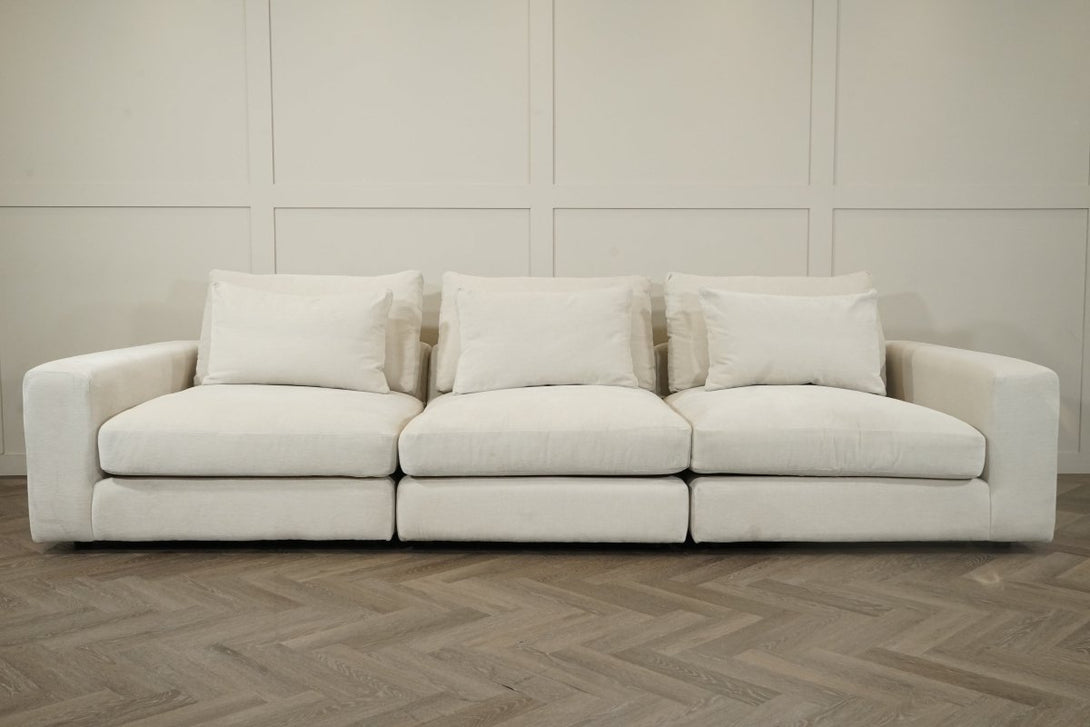 Genevieve Large 3 Seater Sofa, Tuscan Ivory