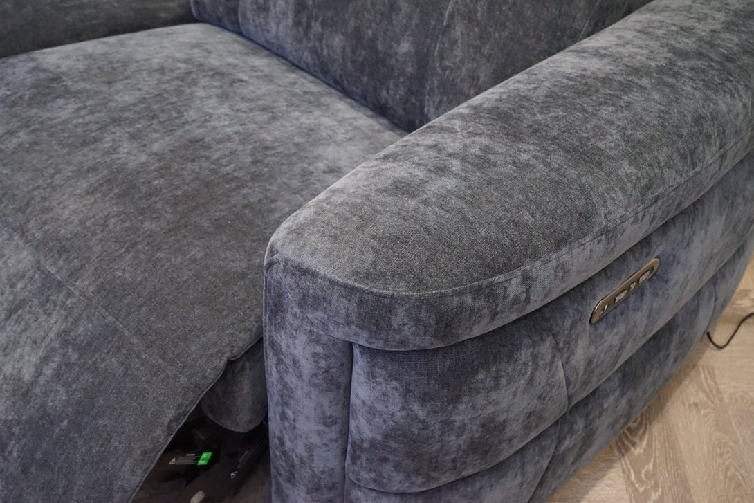 Genoa Large Corner Power Reclining Sofa, Power Headrests