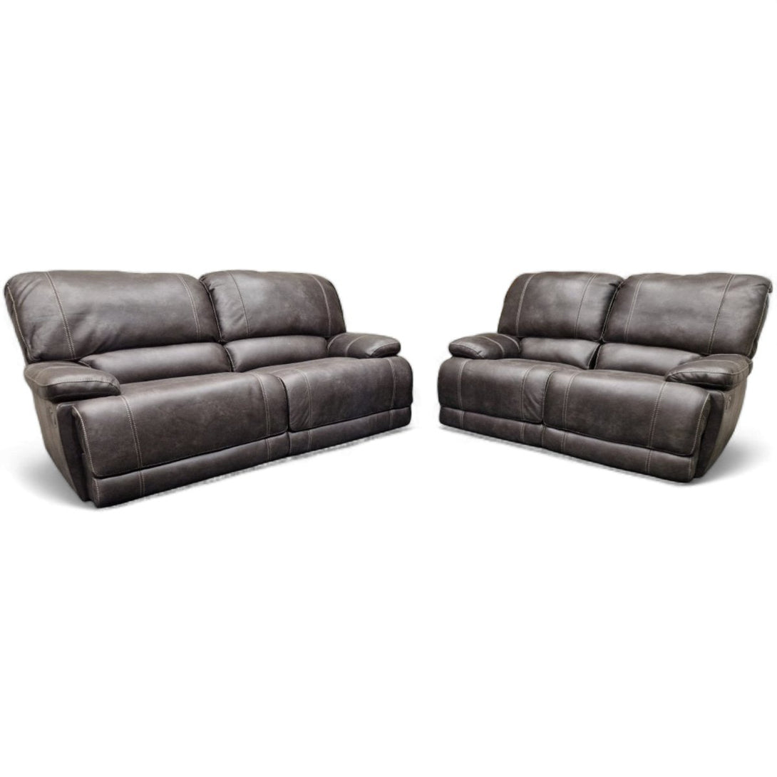 Guvnor 3 Seater & 2 Seater Reclining Sofas, Endurance Grey