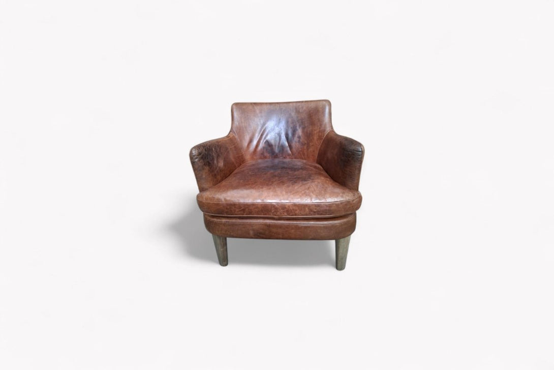 Halo Little Captain Leather Armchair