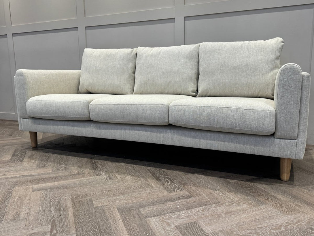 Harbour Grand 3 Seater Sofa, Aquaclean Matilda Natural