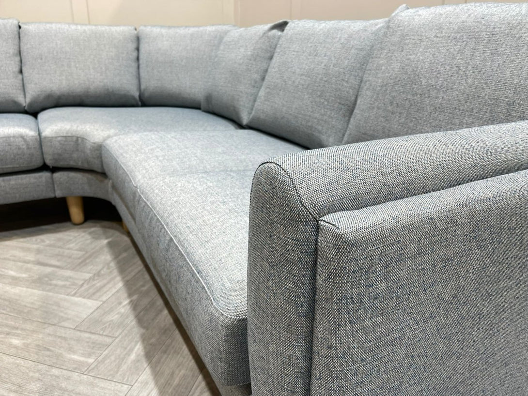 Harbour Large Corner Sofa, Aston Blue