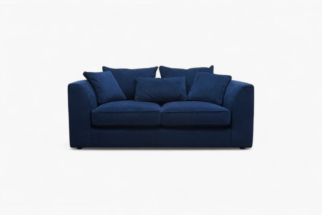 Harrington Small 2 Seater Sofa, Plush Velvet Indigo