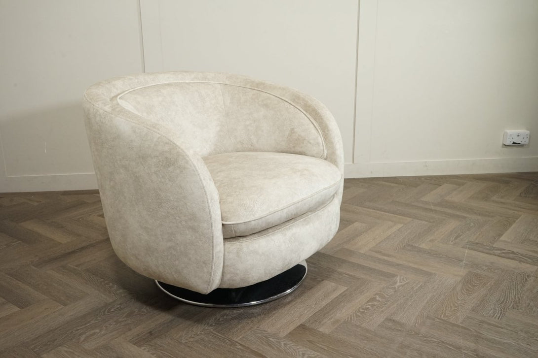 Haven Swivel Chair, Dapple Oatmeal