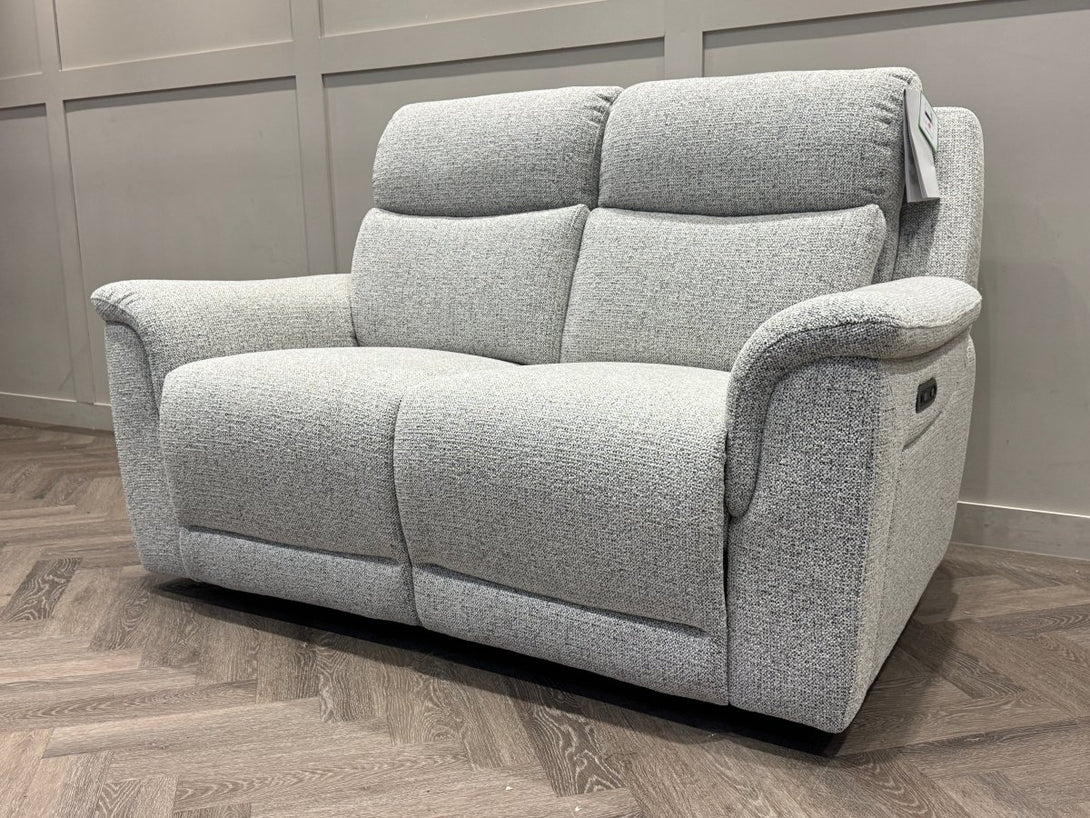 Henley 2+2 Seater Power Recliner Sofas, Heather Grey