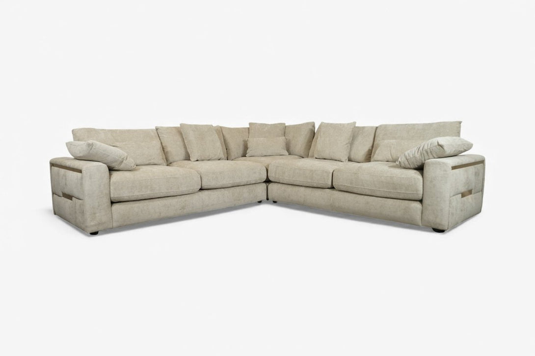 Hollywood Large Corner Sofa, Cloud Sand
