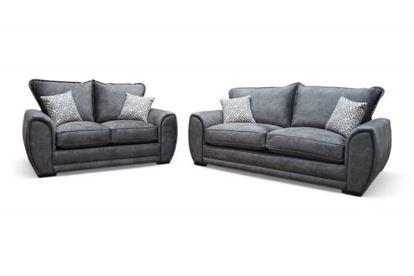 Hourglasss 3 + 2.5 Seater Sofa Set, Dapple Mink