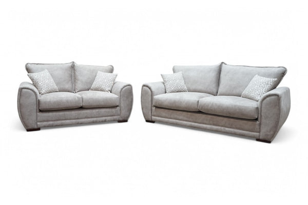 Hourglasss 3 + 2.5 Seater Sofa Set, Dapple Oatmeal