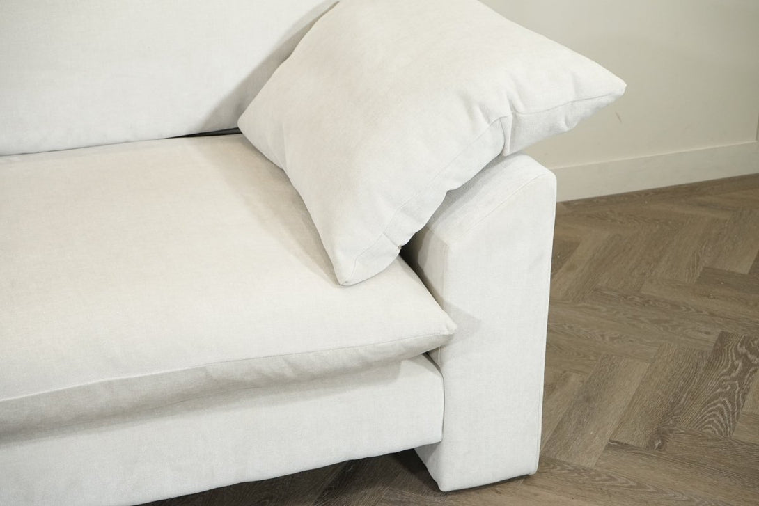 Hoxton 4 Seater Sofa & Snuggler Chair, Dusk Ecru