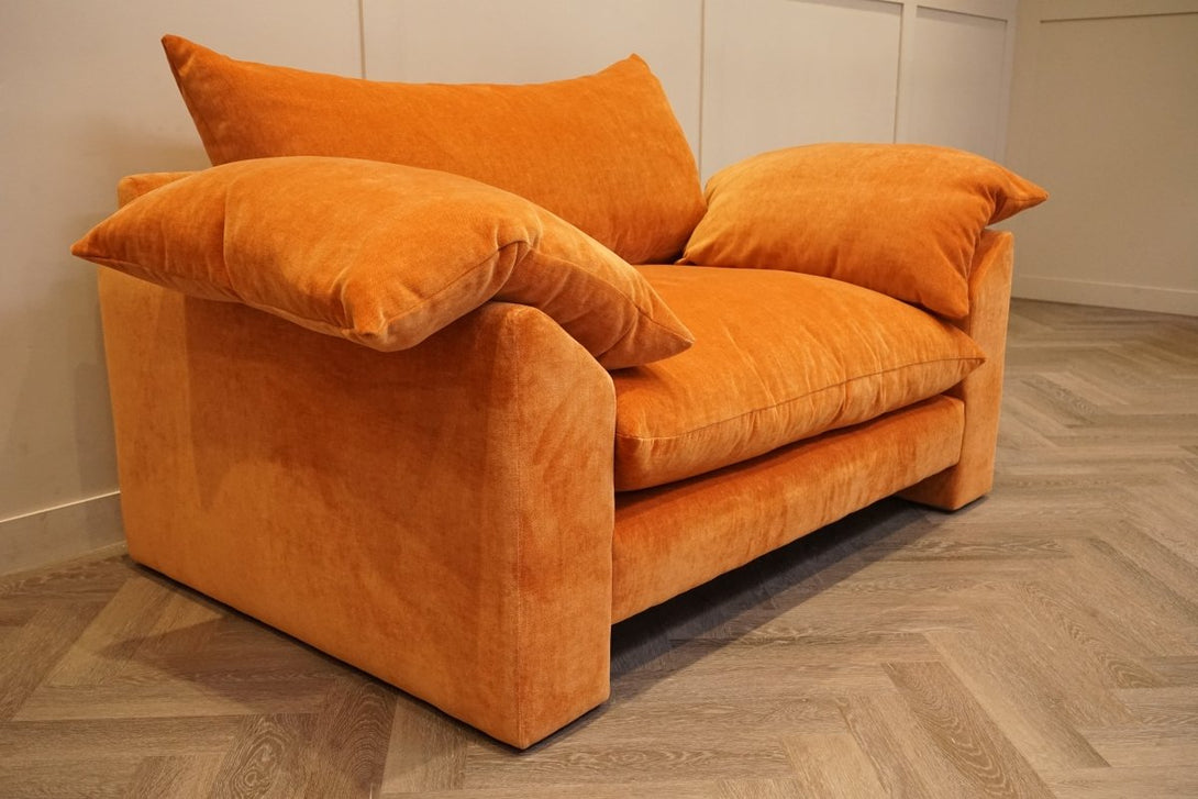 Hoxton Snuggler Chair, Dusk Chenille Marmalade