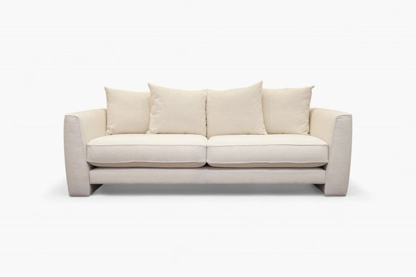 Huxham Large 4 Seater Sofa, Boucle Natural