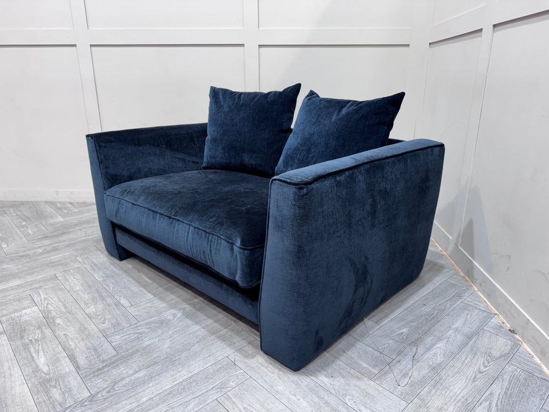 Huxham Loveseat, Luxe Chenille Black