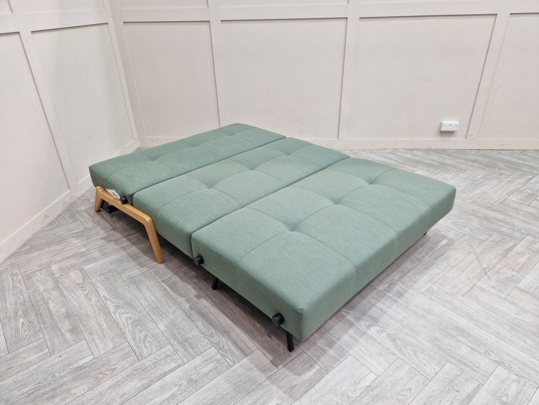 Innovation Living Cubed 140 Sofa Bed, Elegance Green