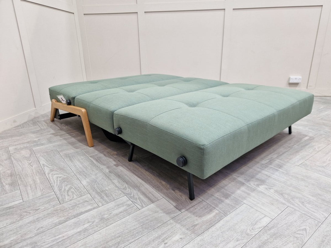 Innovation Living Cubed 140 Sofa Bed, Elegance Green