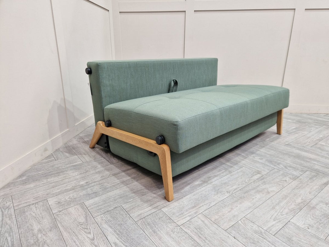 Innovation Living Cubed 140 Sofa Bed, Elegance Green