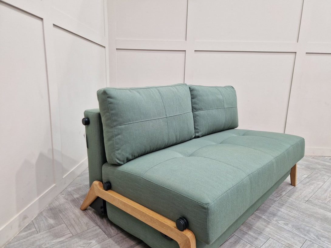 Innovation Living Cubed 140 Sofa Bed, Elegance Green