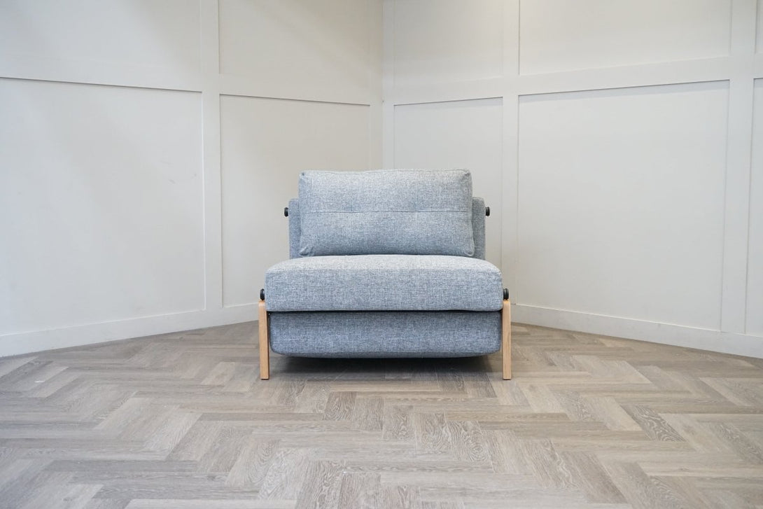 Innovation Living Cubed 90 Armchair Bed, Twist Granite 565