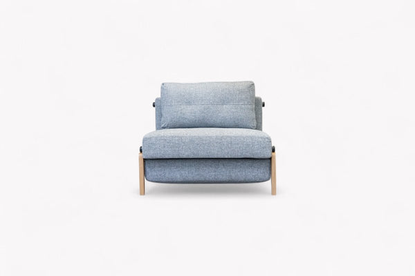 Innovation Living Cubed 90 Armchair Bed, Twist Granite 565