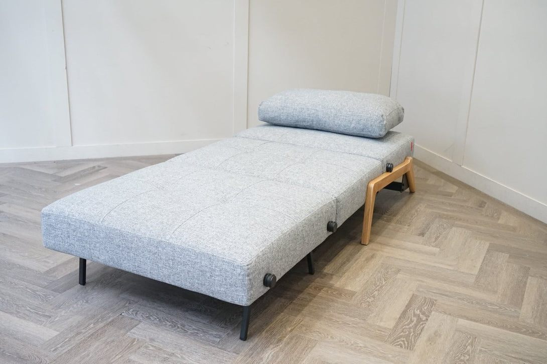 Innovation Living Cubed 90 Armchair Bed, Twist Granite 565